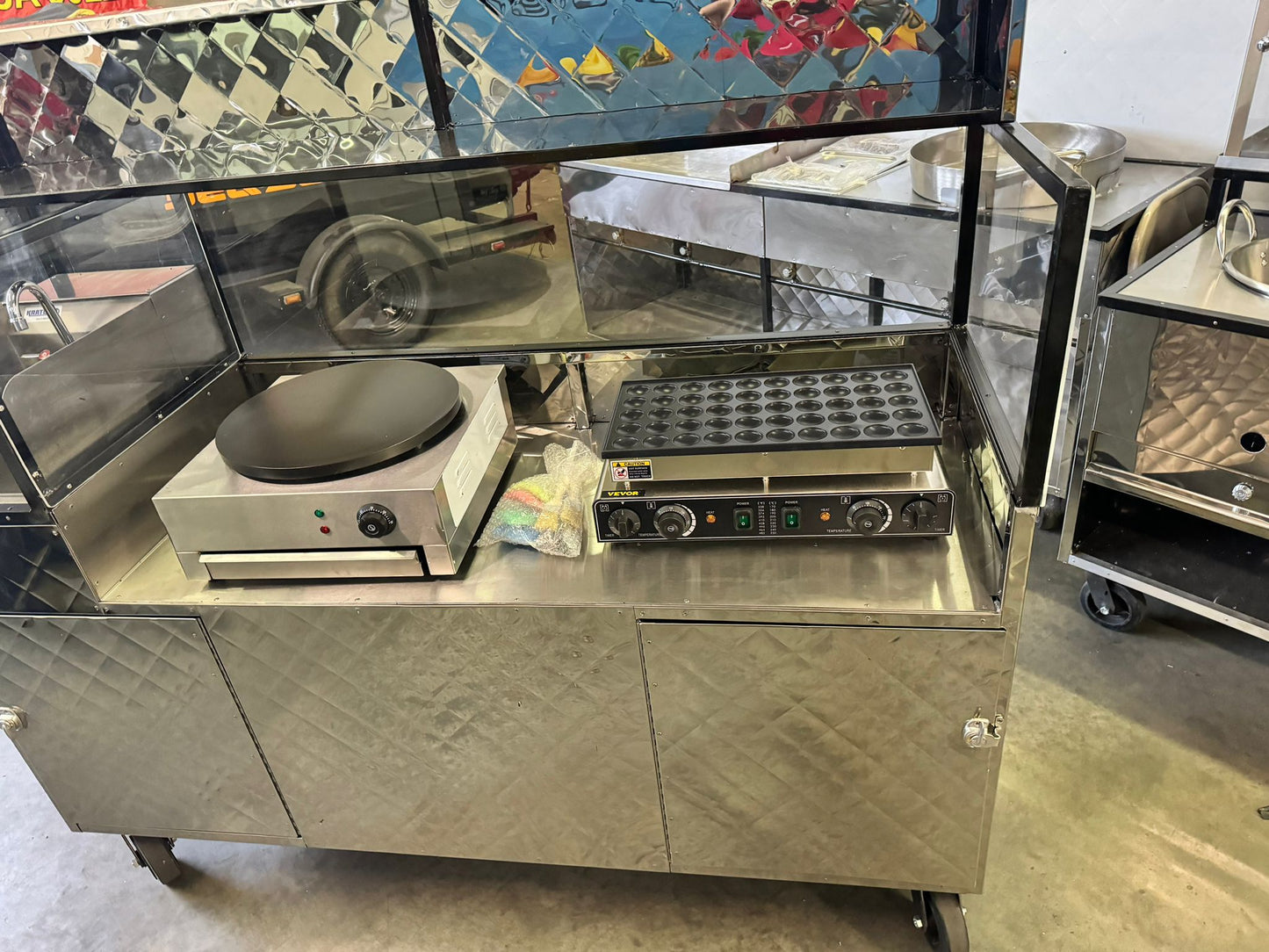 Crepe & mini-pancake cart