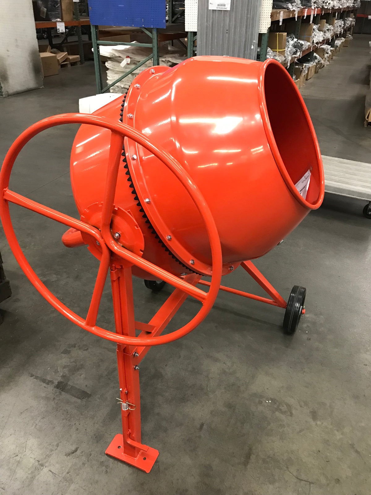 Electric Cement mixer 8.83 CuFt Capacity Steel Drum