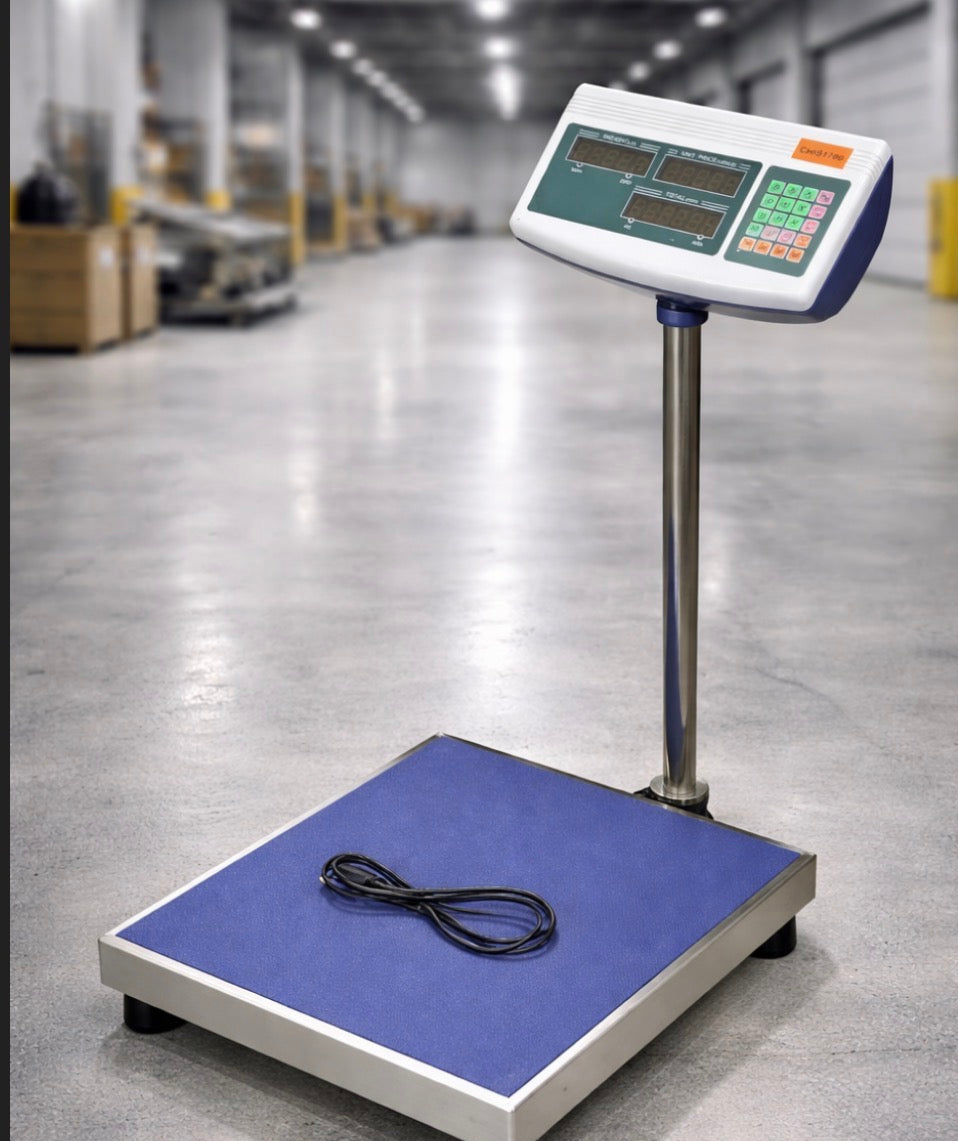 Digital weighing scale for warehouse and commercial use , it calculate unit price and total price platform scale in Los Angeles 