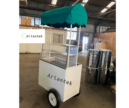 Fruit cart with green roof customizable