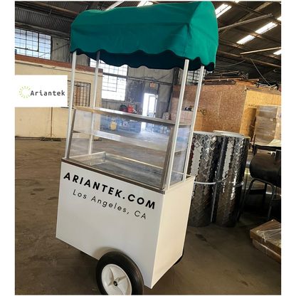 Fruit cart with green roof customizable